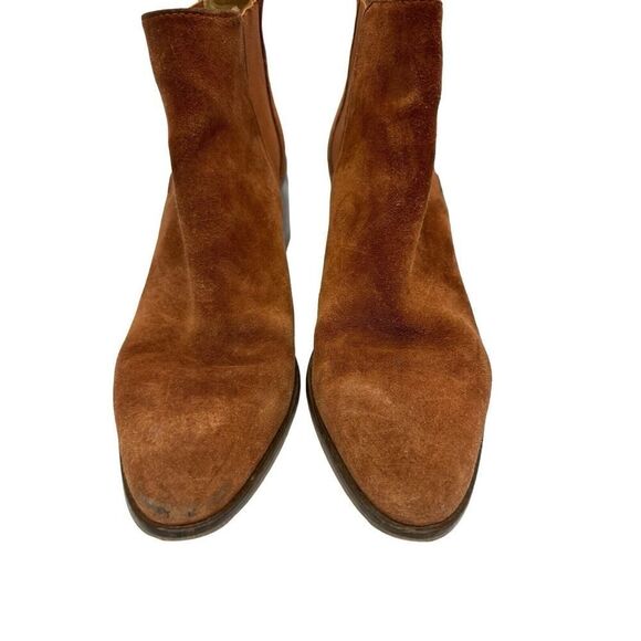 Everlane The Heel Boots in Rust Suede Women sz 8 - Picture 3 of 11